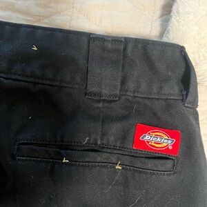 Black straight leg dickies